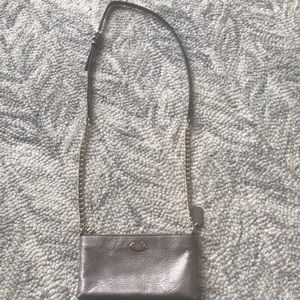 Coach Metallic Leather Crossbody